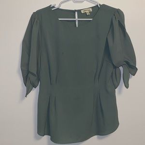Green blouse